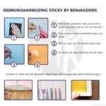 BenjaGoods Dubbelzijdig Tape - Herbruikbaar - Dubbelzijdig plakband - Nano Tape - Grip Tape - Plakkers - 5 meter